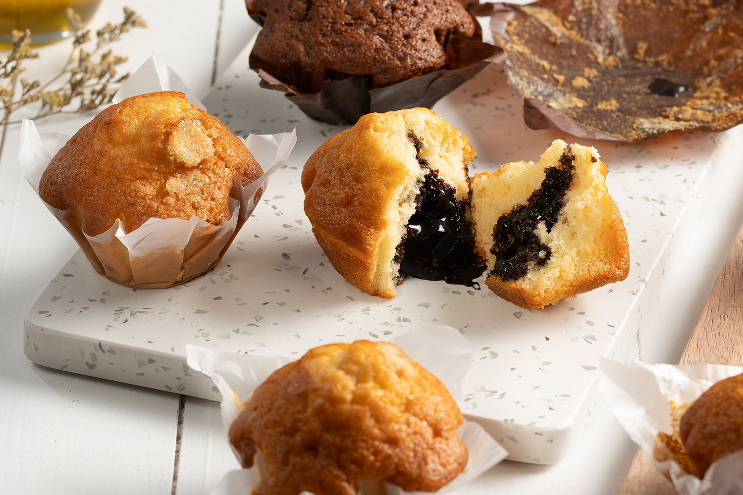 Fotografía de alimentos, bizcocho